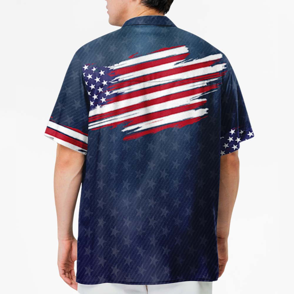Personalized Patriotic Dog Hawaiian Shirt - Ideal Gift for Pet Lovers