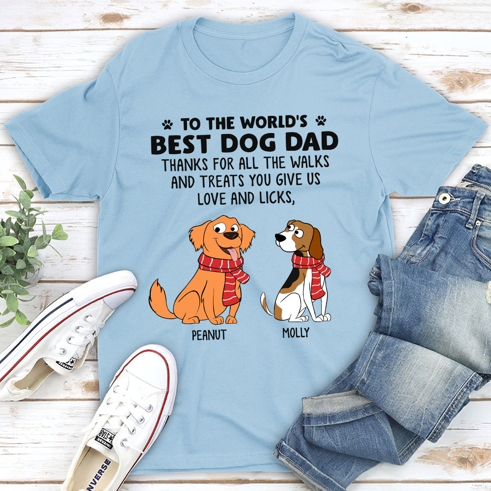 Love And Licks - Customizable Unisex Personalized T-shirt for Pet Lovers