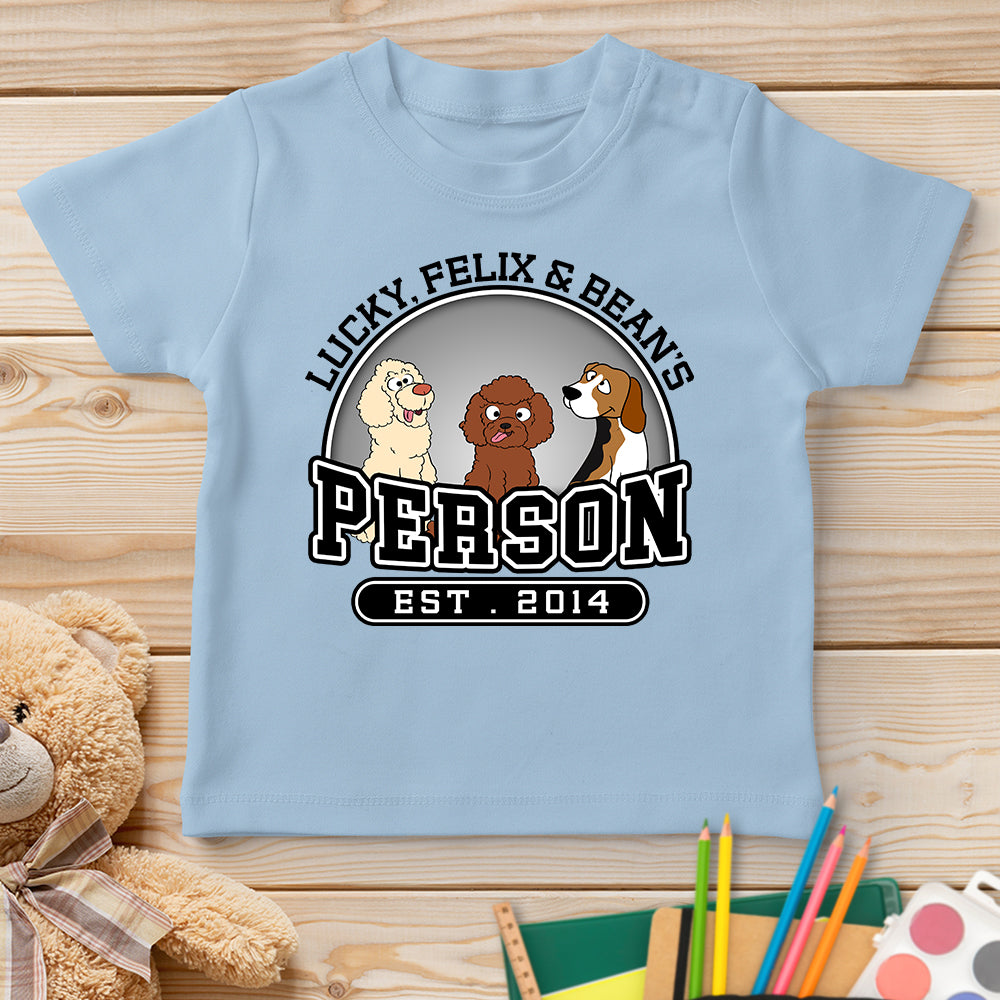 Personalized Custom Youth Dog Lover T-shirt