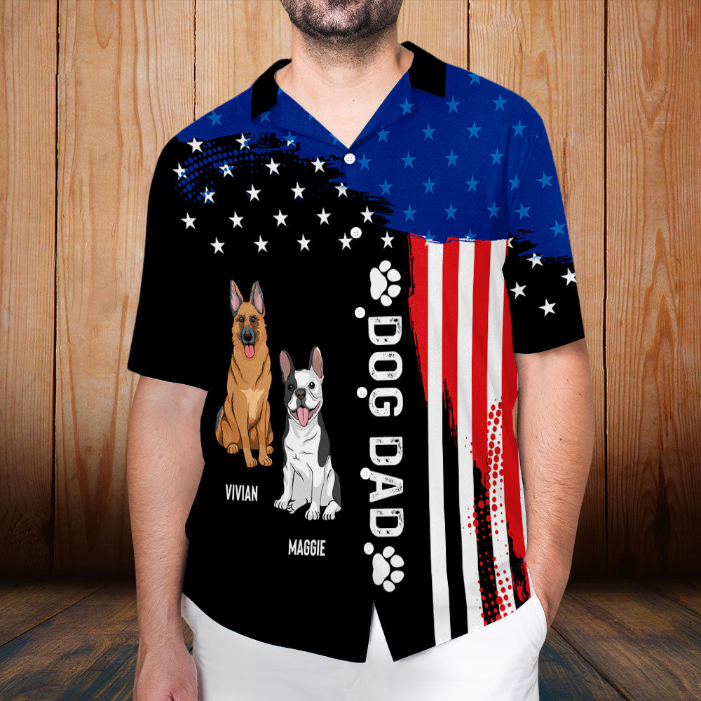 Customizable American Dog Hawaiian Shirt - Personalized for Pet Lovers