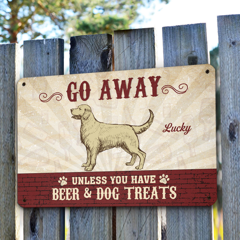 Personalized Custom Metal Sign - A Must - Have for Dog Lovers