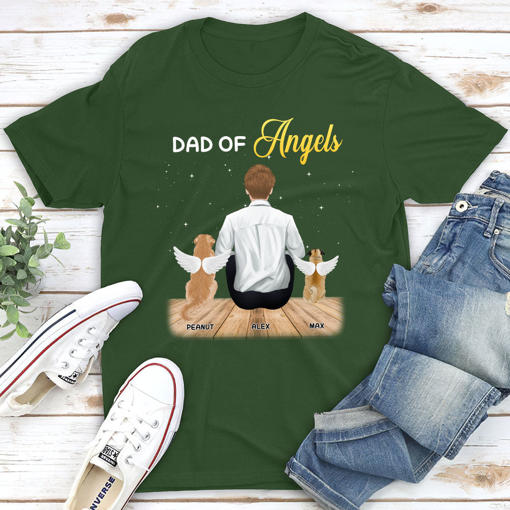 Personalized Custom Unisex Memorial T-shirt for Pet Lovers - Parents Of Angels