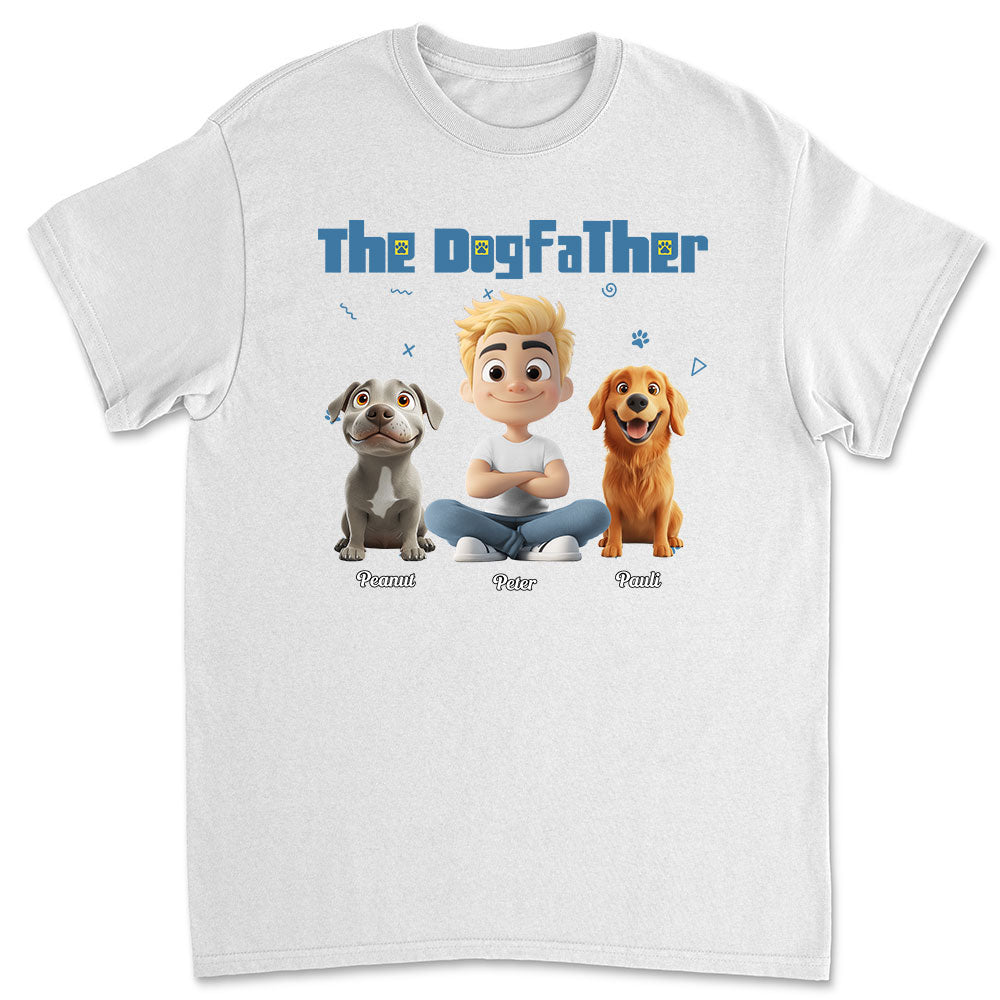 The Dogfather: Personalized Unisex Custom T-Shirt for Pet Lovers