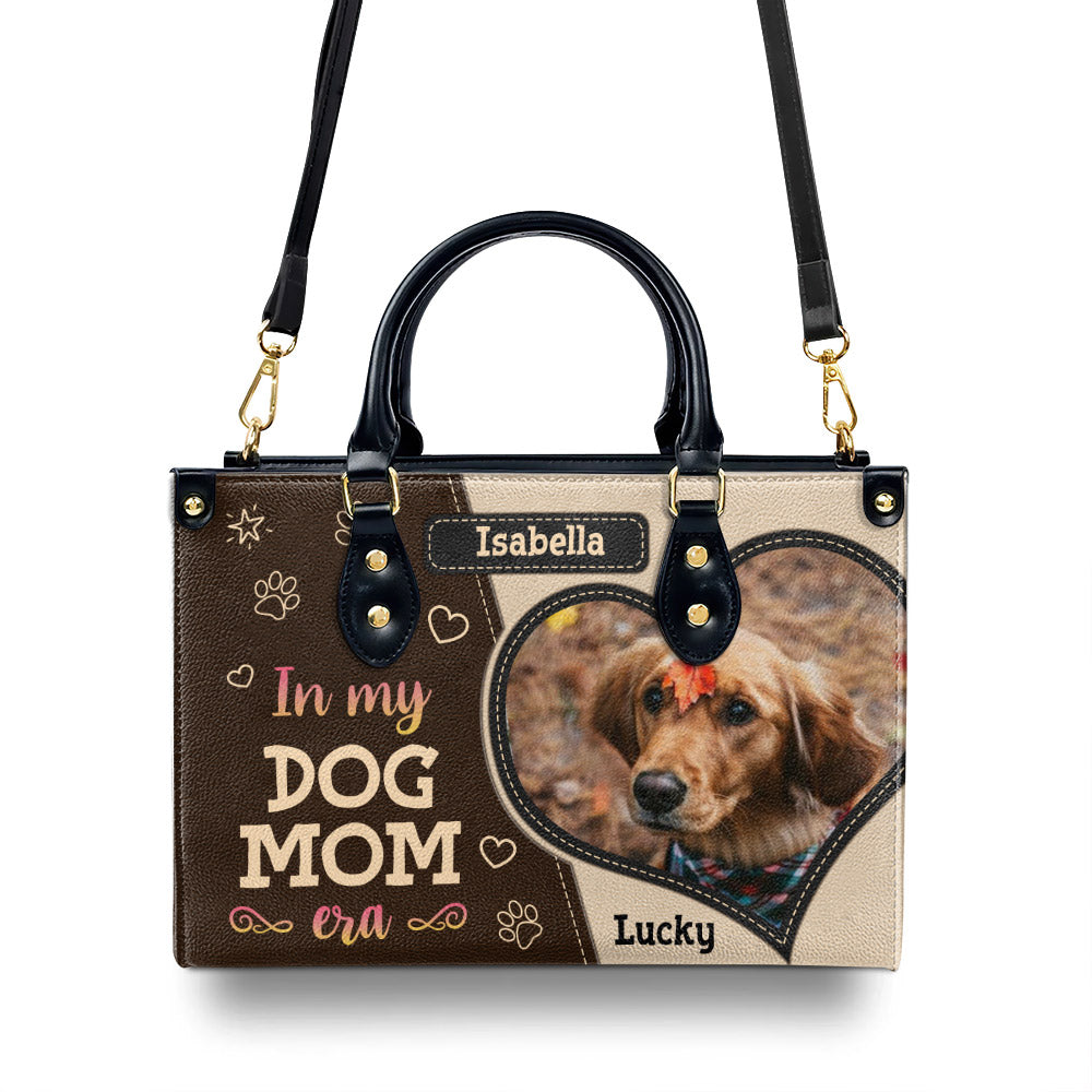 Dog Mom Era - Exclusively Personalized Custom Leather Handbag