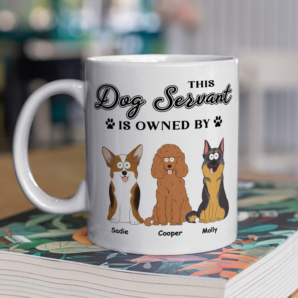 My Dog Servant - Customizable Personalized Coffee Mug for Pet Lovers