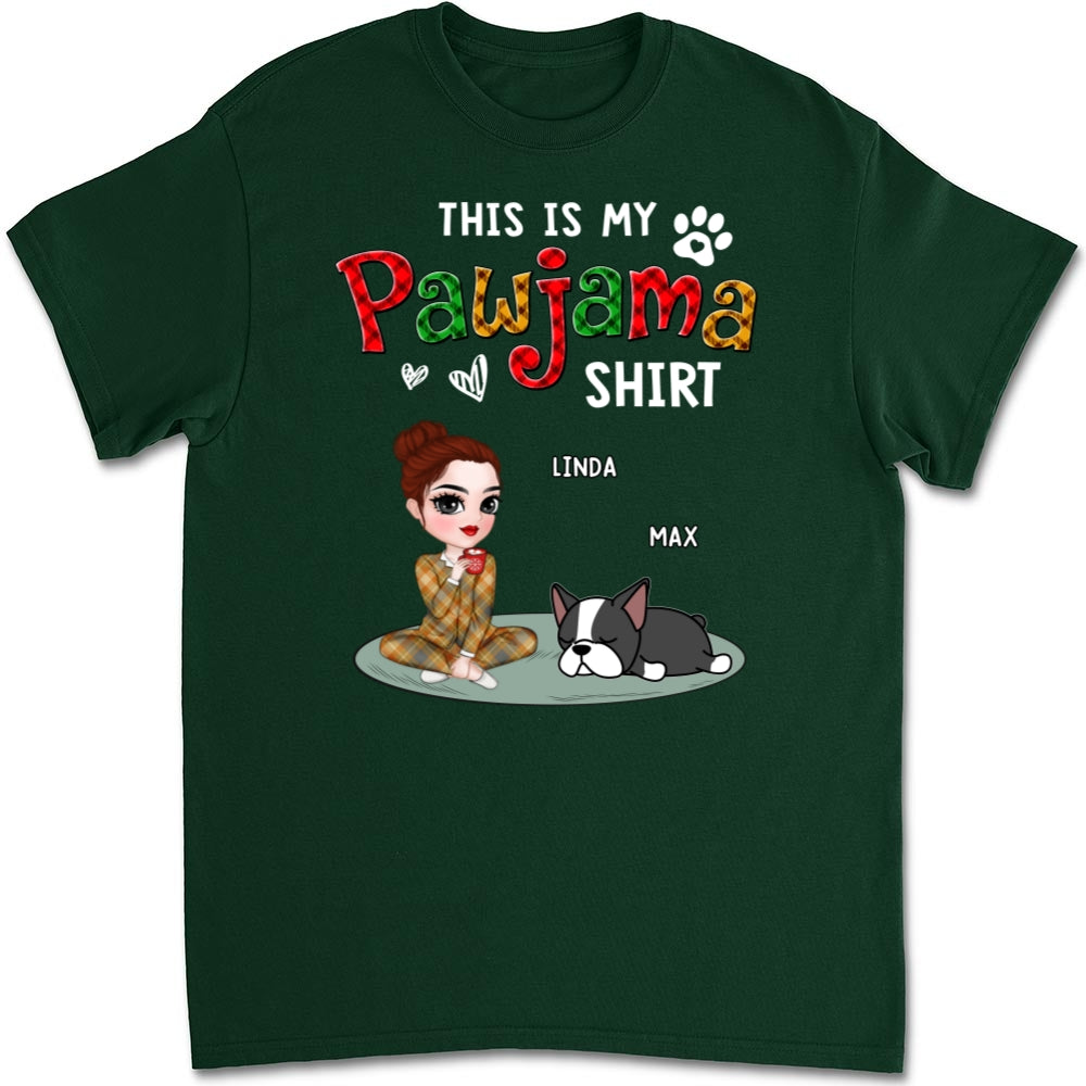 Pawjama Shirt Version 3 - Customizable Unisex Personalized T-Shirt for Pet Lovers