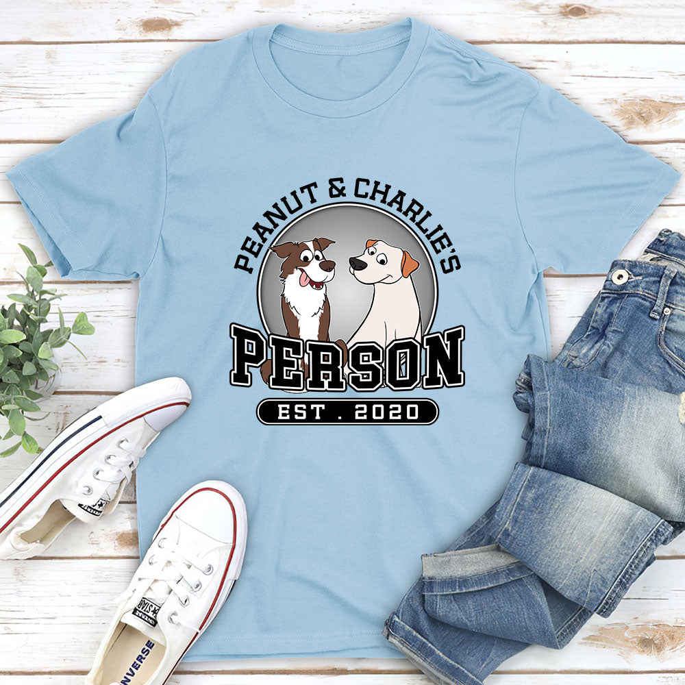 Personalized Custom Unisex Dog Lover T-shirt