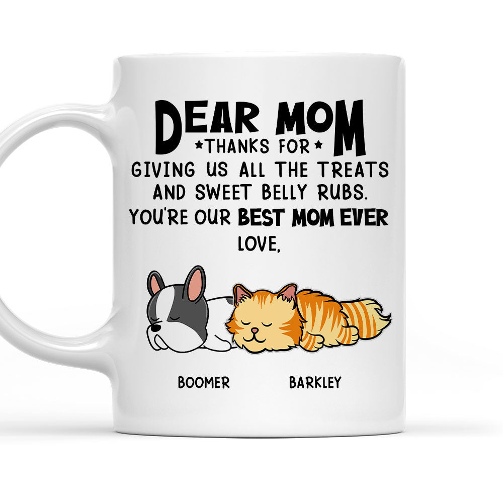 All The Treats 3 - Customizable Personalized Coffee Mug for Pet Lovers