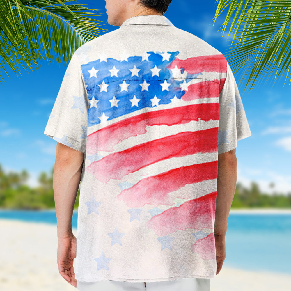 4th Of July Personalized Custom Hawaiian Shirt for Dogs - Unique Pet Lover's Gift