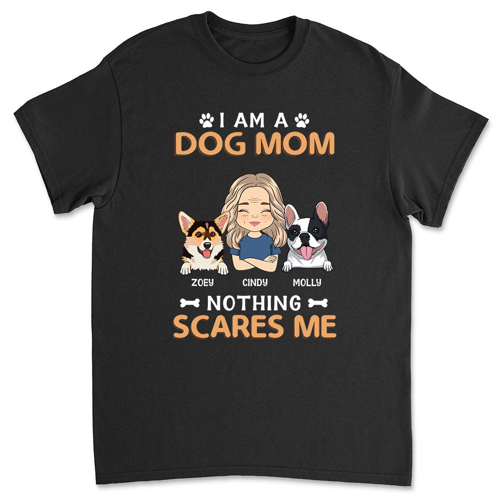 Personalized Unisex 'Nothing Scares Me' Pet Lover T-shirt