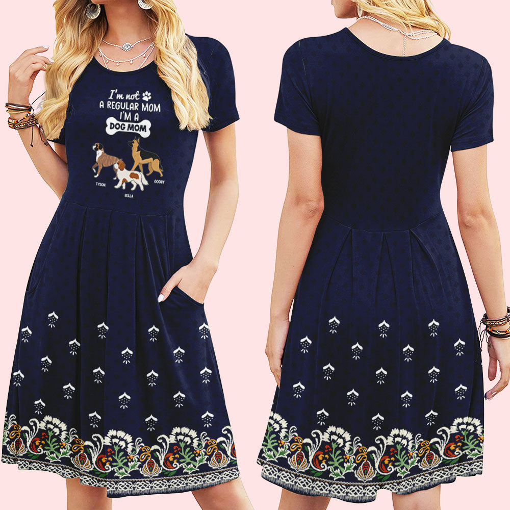 Personalized Custom Casual Dress for Dog Moms