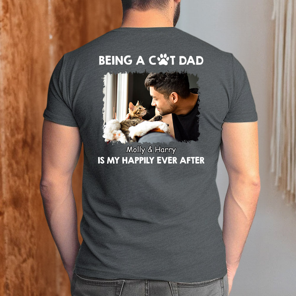 Happy Together Personalized Unisex Pet Lover's Photo T-shirt