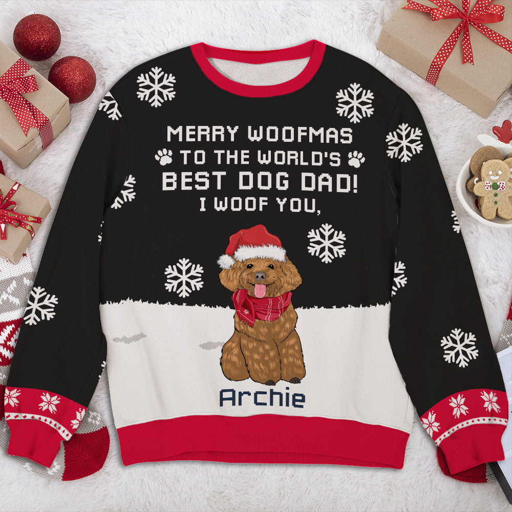 Personalized All-Over-Print Sweatshirt - Ideal Gift for Mom/Dad