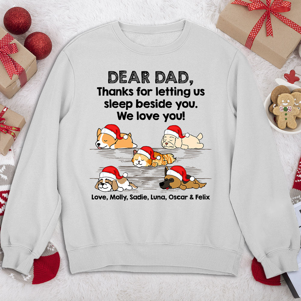 Personalized Custom Pet - Sleeping Companion Sweatshirt