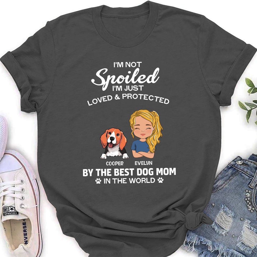 Personalized Women's 'Loved And Protected' Pet - Inspired T - shirt