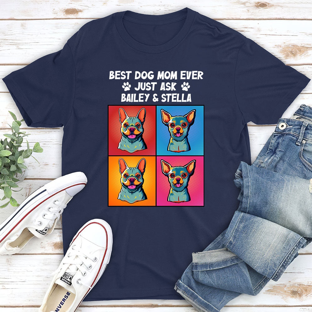 Just Ask Dog Dad - Customizable Unisex Personalized T - shirt for Pet Lovers
