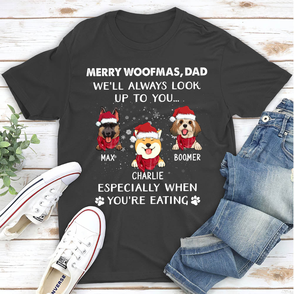 Personalized Christmas Unisex T-shirt - A Perfect Gift for Pet Lovers
