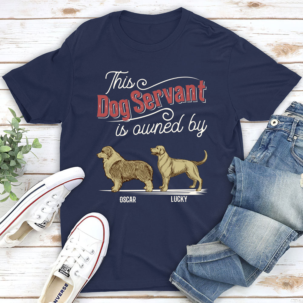 This Dog Servant - Customizable Unisex Personalized T-shirt for Pet Lovers