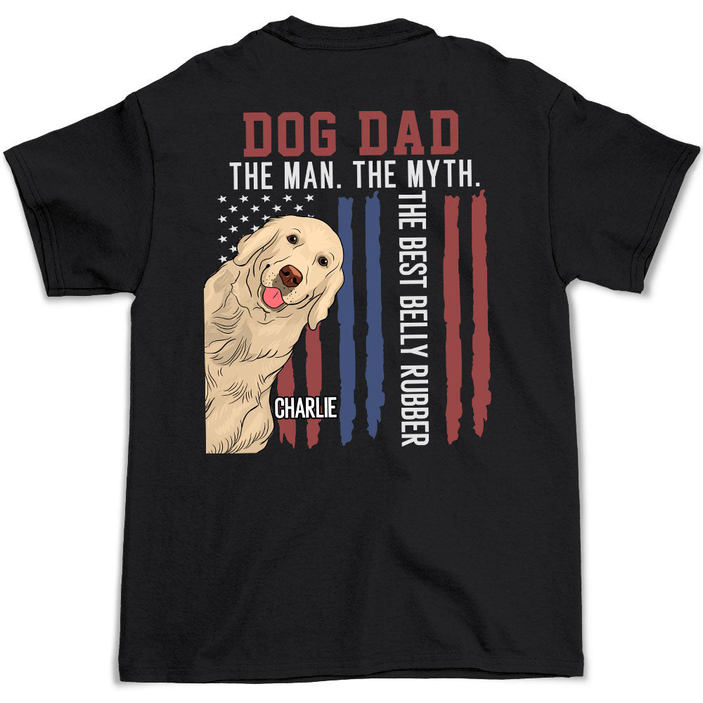 Top-Rated Personalized Unisex Belly Rubber T-shirt for Pet Lovers