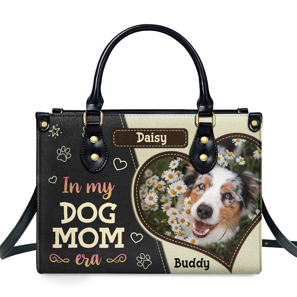 Dog Mom Era - Exclusively Personalized Custom Leather Handbag