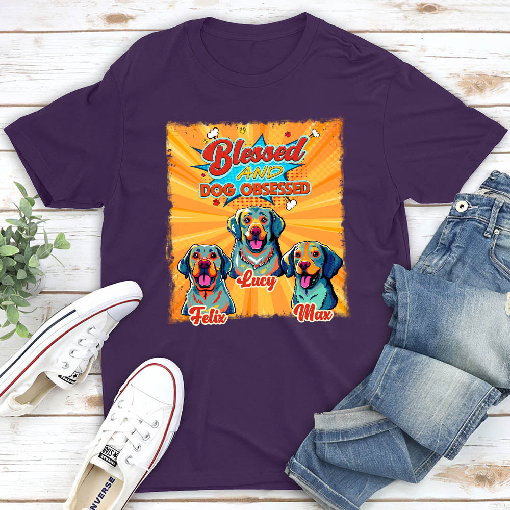 Dog Obsessed - Customizable Unisex Personalized T - shirt for Pet Lovers