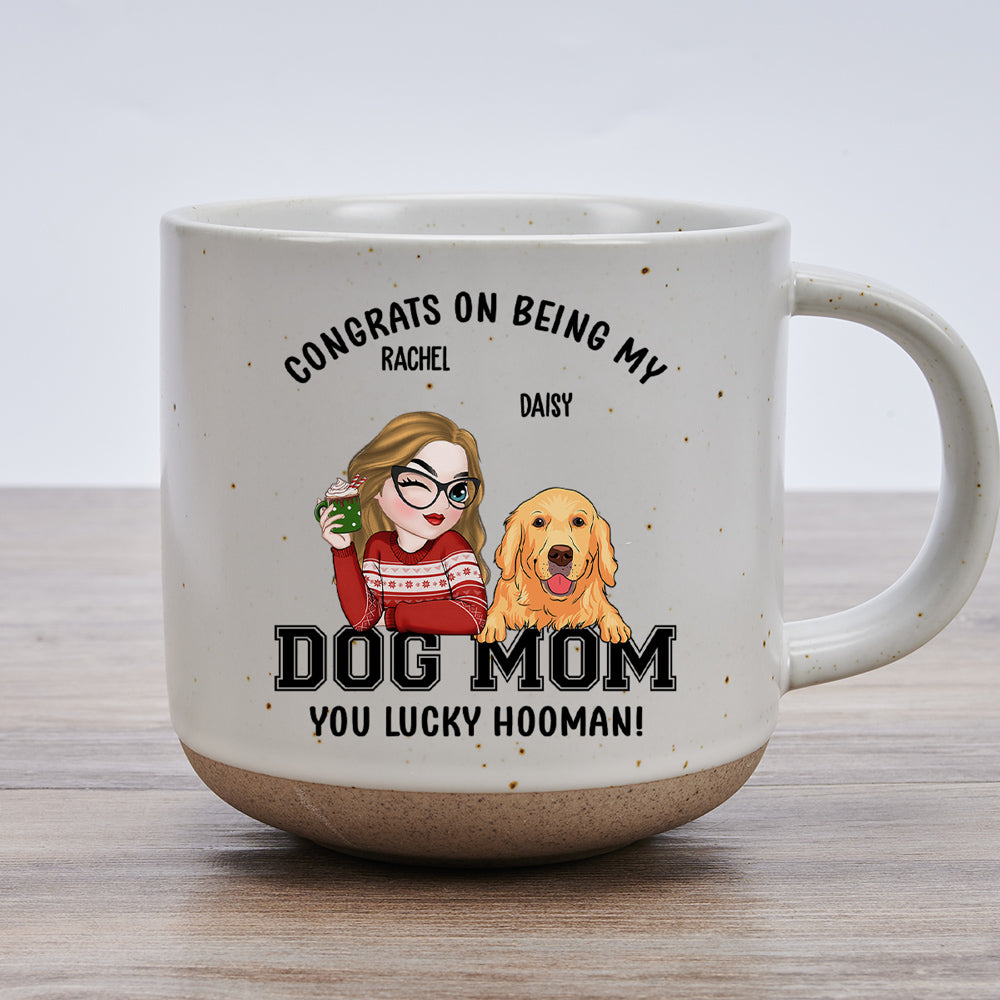 You Lucky Hooman - Exquisite Personalized Custom Ceramic Mug