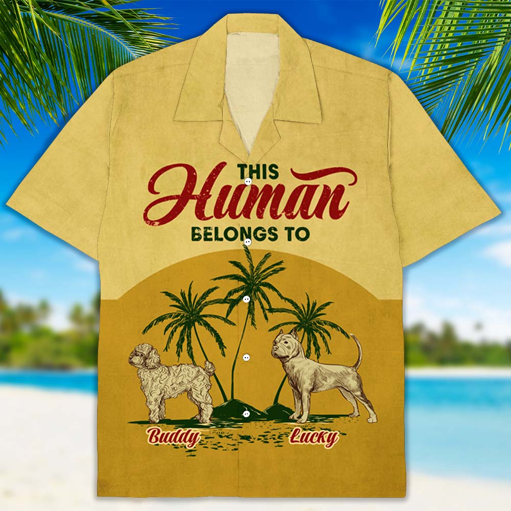 Unique Personalized Vintage Hawaiian Shirt for Pet Lovers