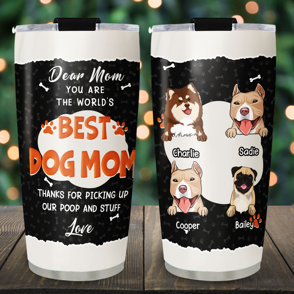 Personalized 'Thanks for Picking Up My Poo' Custom Tumbler - Ideal for All Occasions