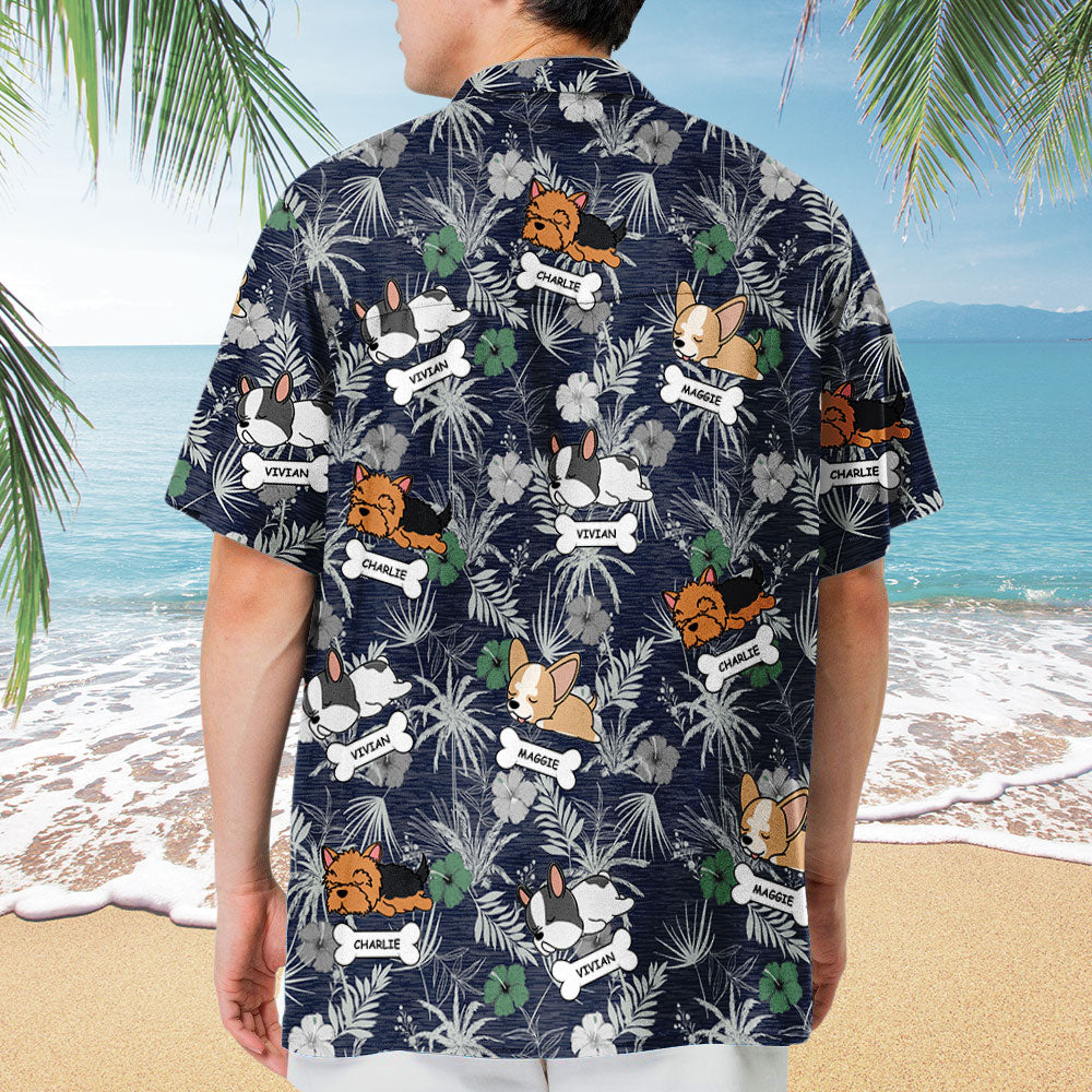 Hibiscus Palm - Customizable Personalized Hawaiian Shirt for Pet Lovers