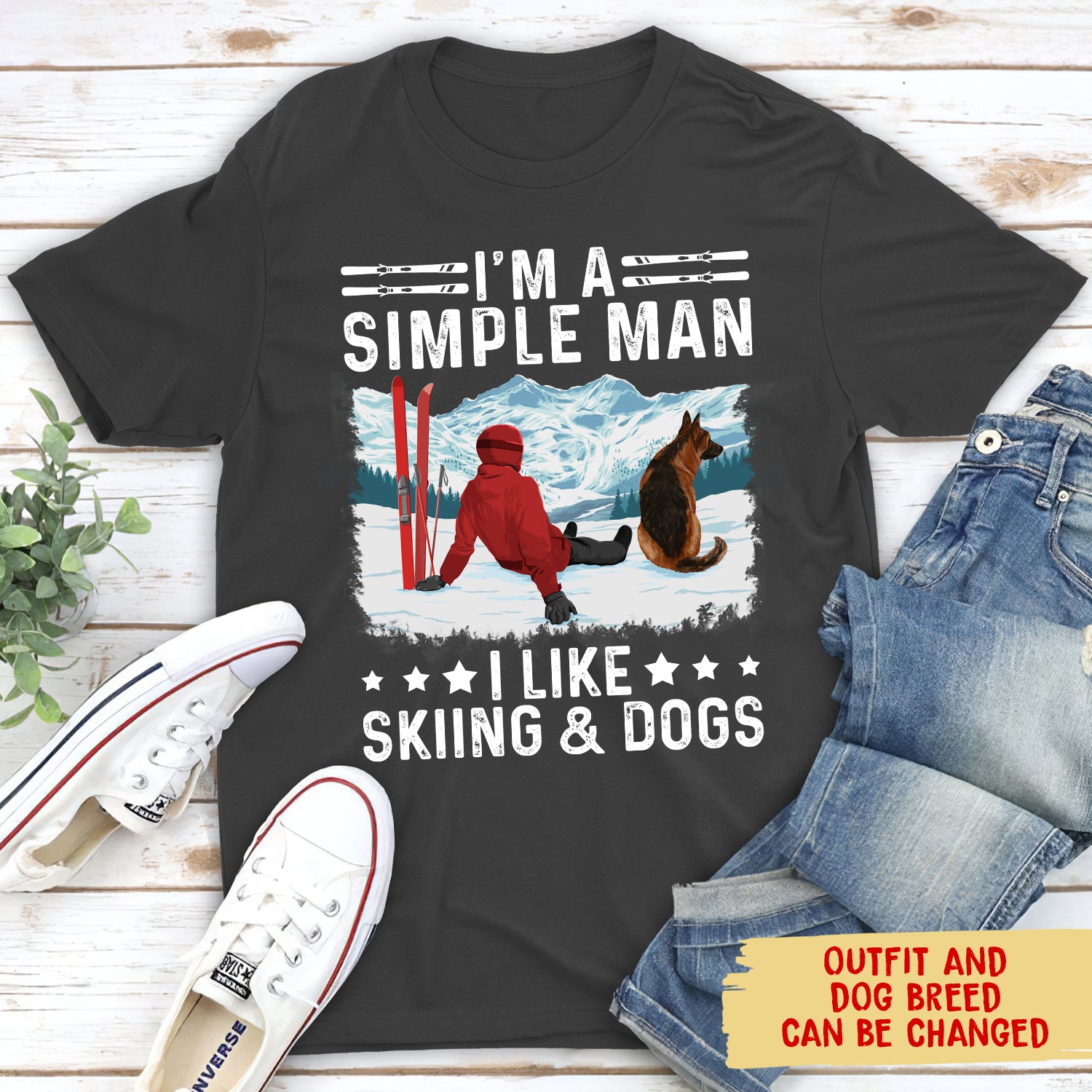 Personalized Custom Unisex 'I'm A Simple Man' T-shirt - Ideal Gift for Pet Lovers