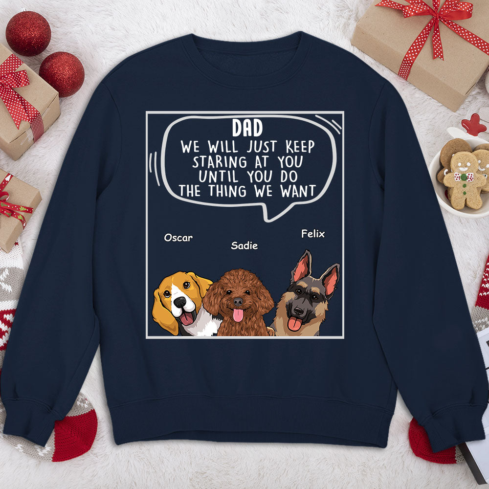 Dogs Will Just 2 - Customizable Personalized Sweatshirt for Pet Lovers
