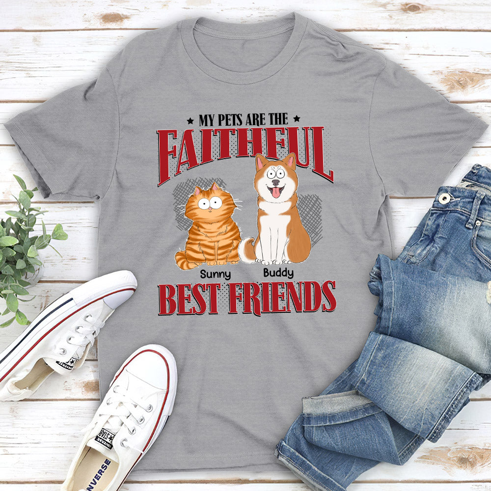Faithful Friend - Customizable Unisex Personalized Pet Lover T-shirt