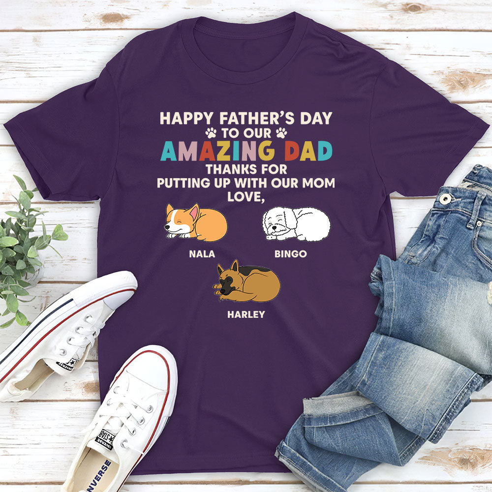 Customizable Unisex T-shirt - The Ideal Gift for Pet Lovers and Dads