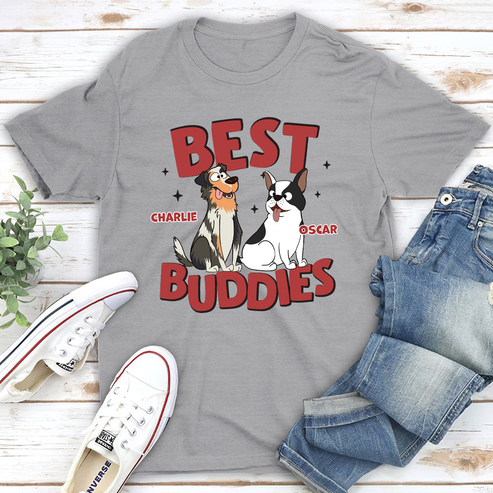 Best Buddy Personalized Custom Unisex T-shirt - Ideal Gift for Pet Lovers