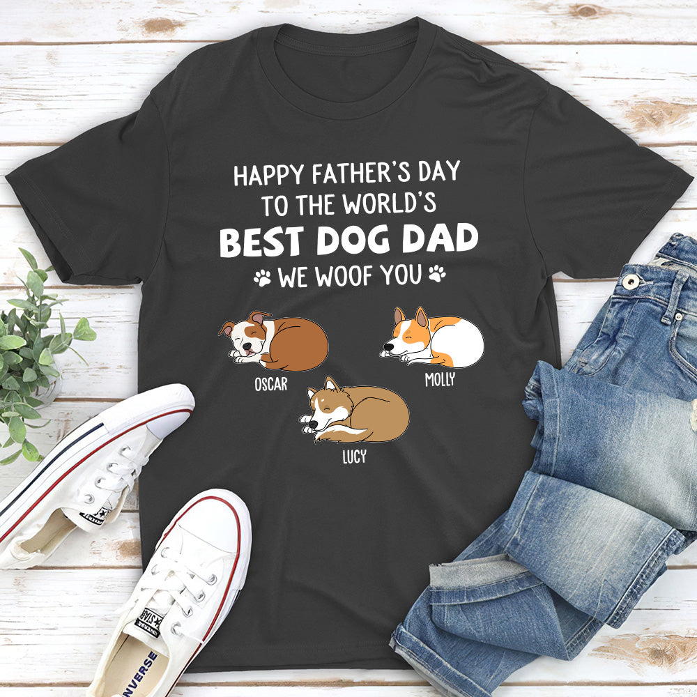 Woof You So Much Daddy - Personalized Custom Unisex Pet Lover T-shirt