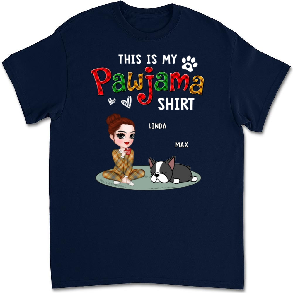Pawjama Shirt Version 3 - Customizable Unisex Personalized T-Shirt for Pet Lovers