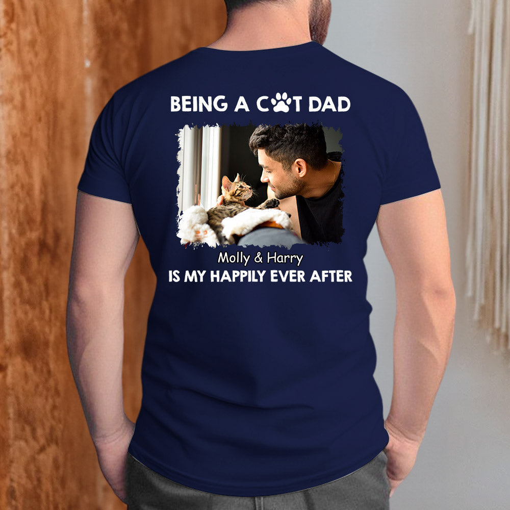 Happy Together Personalized Unisex Pet Lover's Photo T-shirt