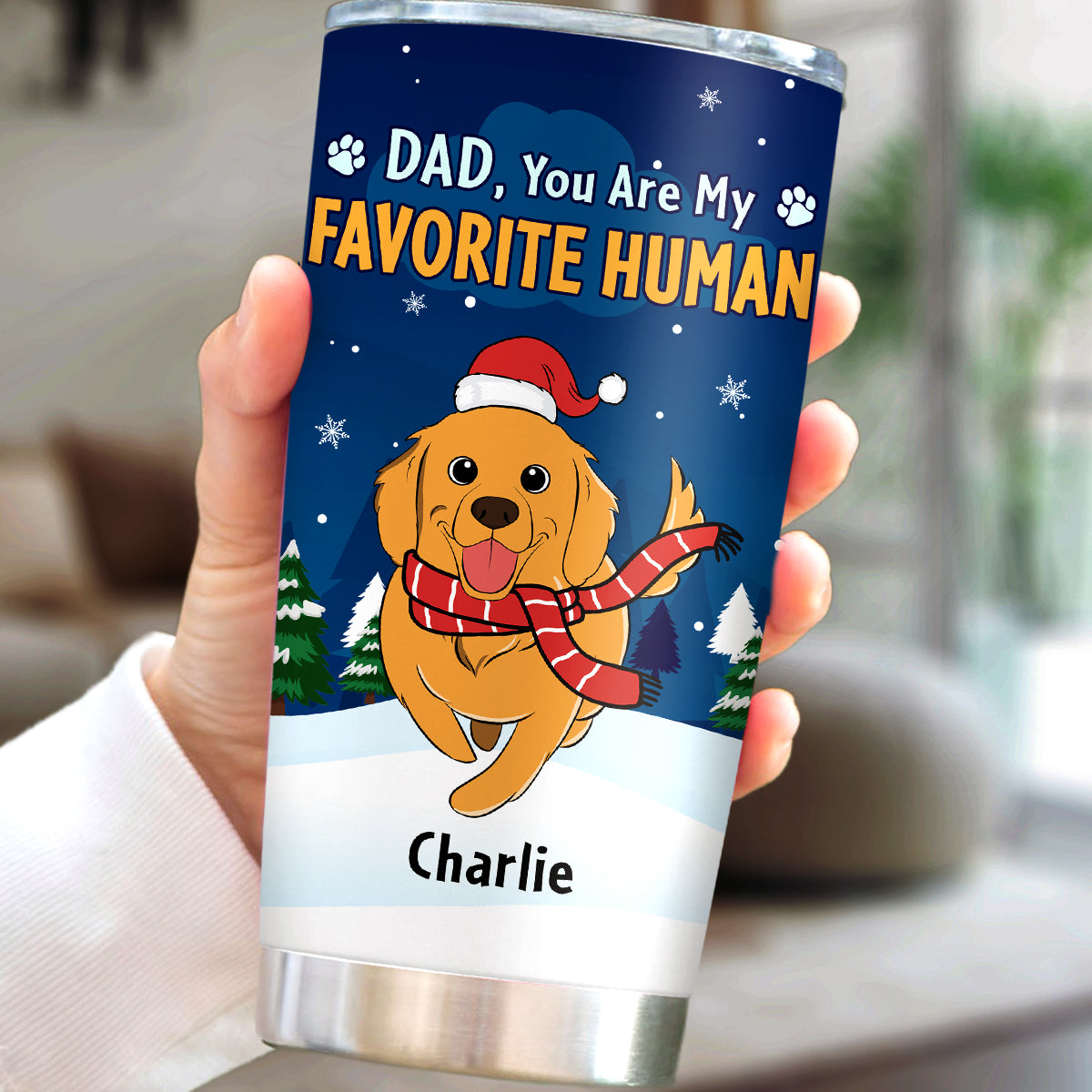 Personalized My Favorite Human Tumbler - Unique Custom Design