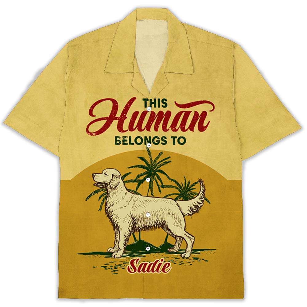 Unique Personalized Vintage Hawaiian Shirt for Pet Lovers
