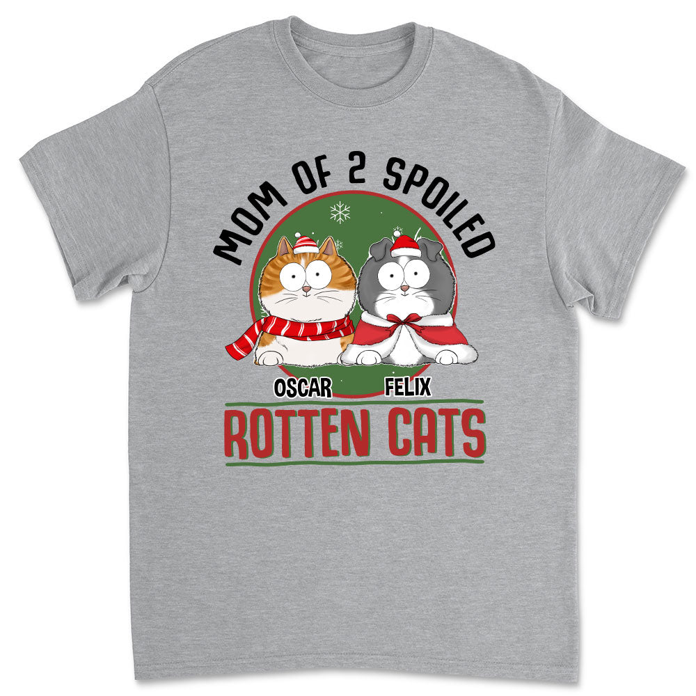 Customizable Unisex 'Proud Dad Of Spoiled Cats' T-shirt - Ideal Gift for Pet Lovers