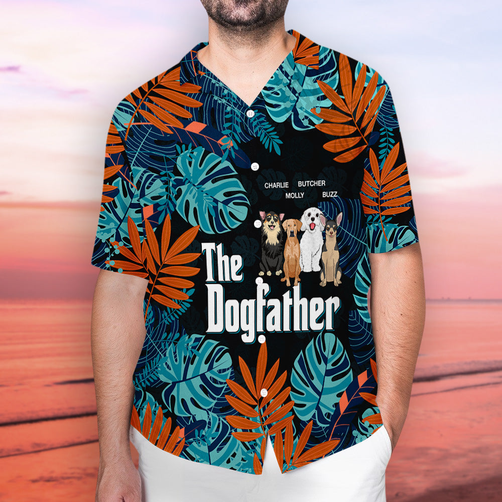 The Hawaii Dog Father - Exclusive Personalized Hawaiian Shirt for Pet Lovers