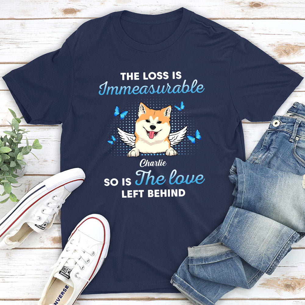 Immeasurable Loss - Customizable Unisex Pet Lover T-shirt