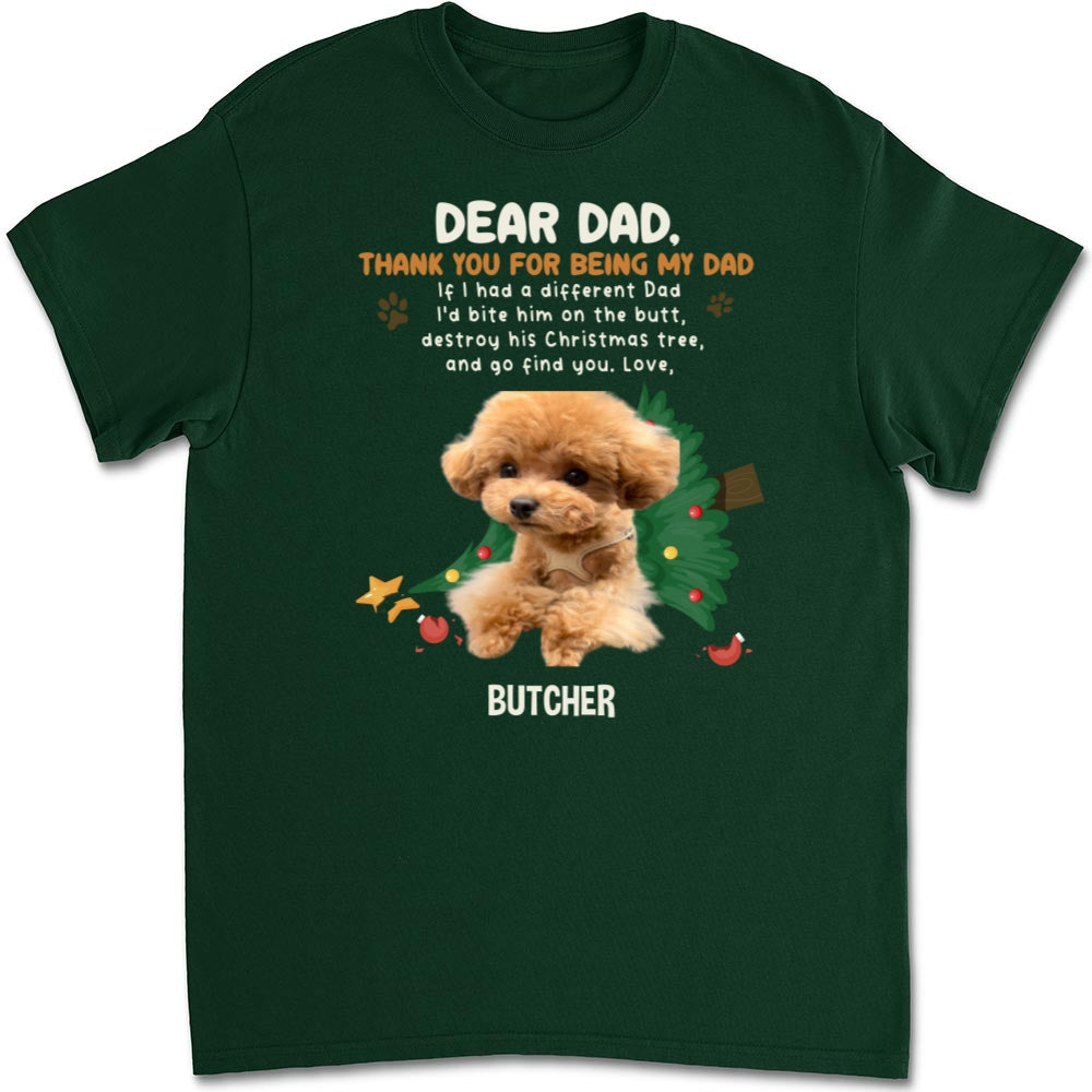 Personalized Custom Unisex 'Thank You For Being My Dad/Mom' Photo T-shirt - Ideal Gift