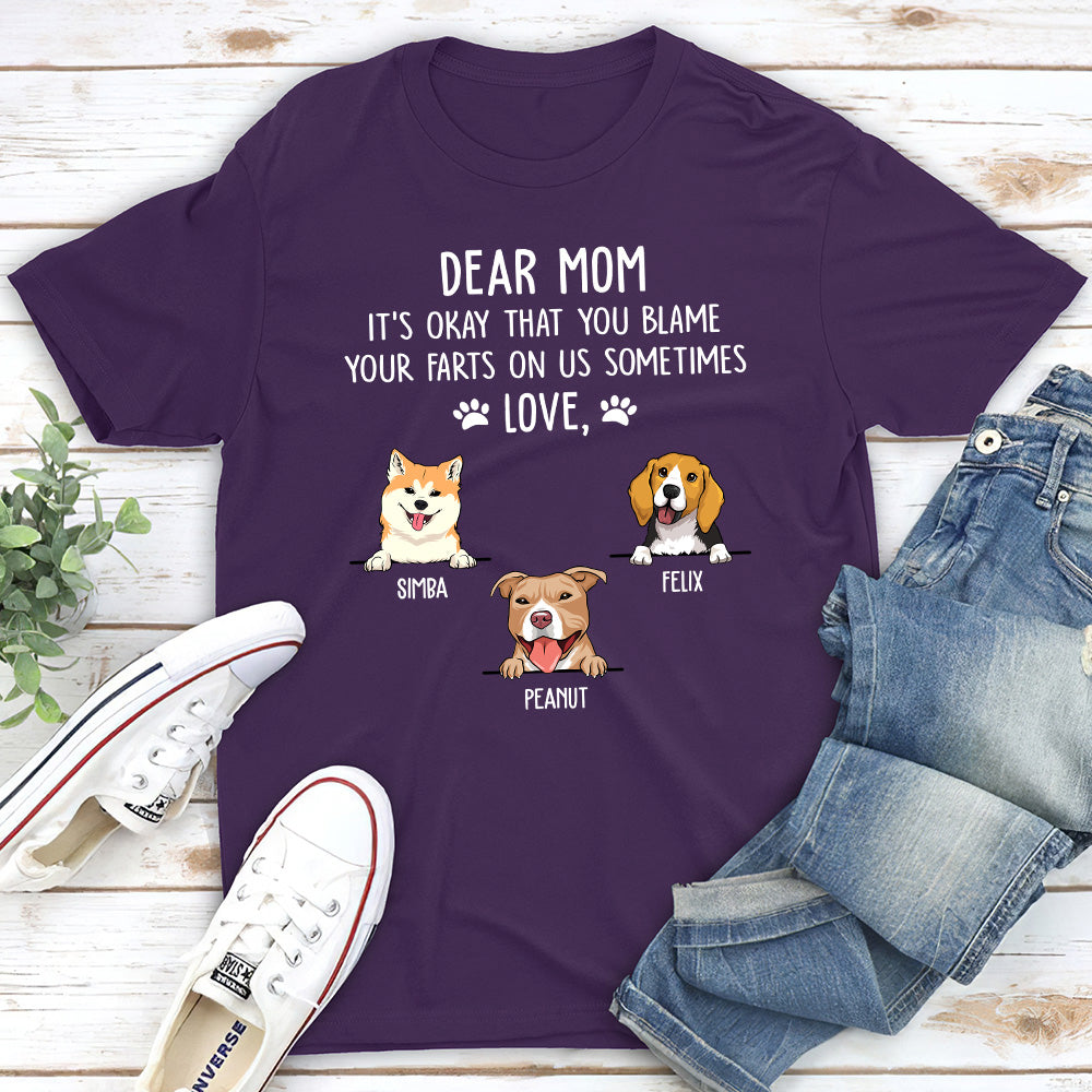 Blame On Me - Customizable Unisex Personalized T - shirt for Pet Lovers