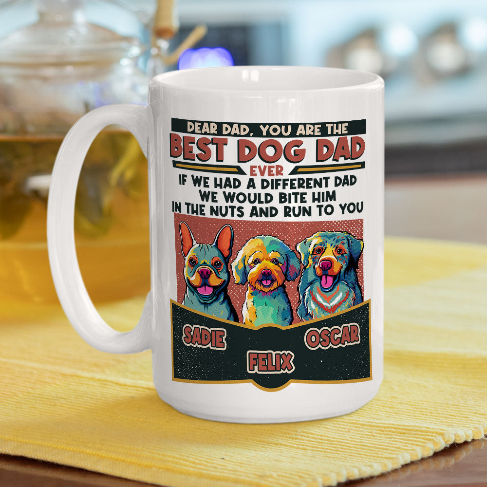 Best Dog Ever PopArt Personalized Custom Coffee Mug - Ideal Gift for Pet Lovers