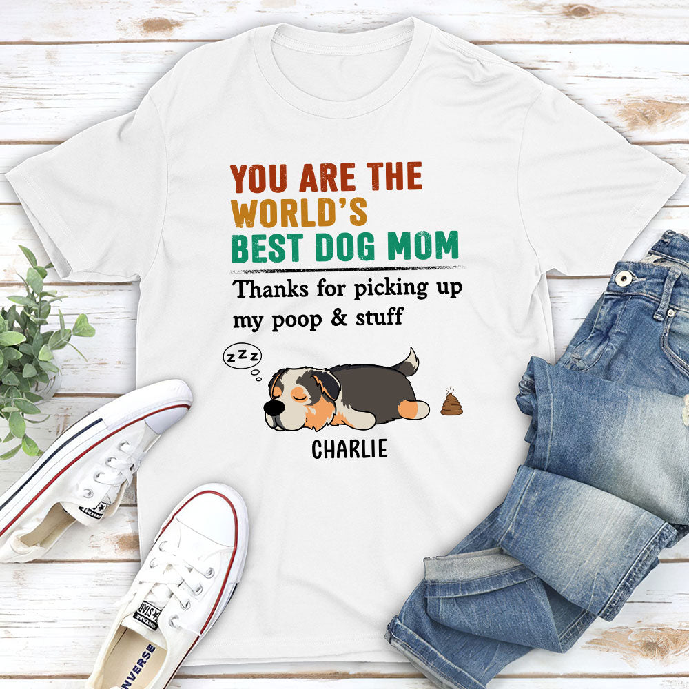 Personalized Custom Unisex 'Mom Ate And Left No Crumbs' T-shirt - Ideal Gift for Pet Lovers