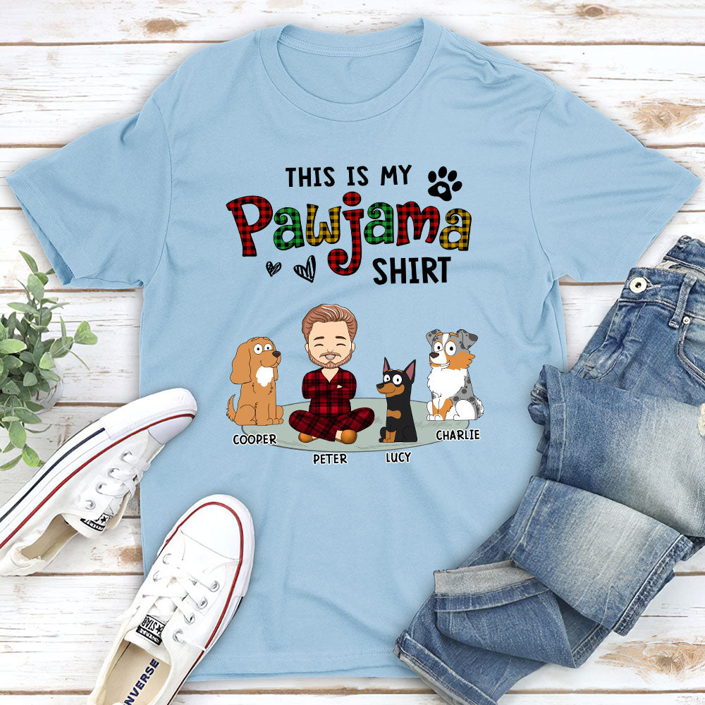 Personalized Pawjama Unisex T-Shirt - Version 3 for Pet Lovers
