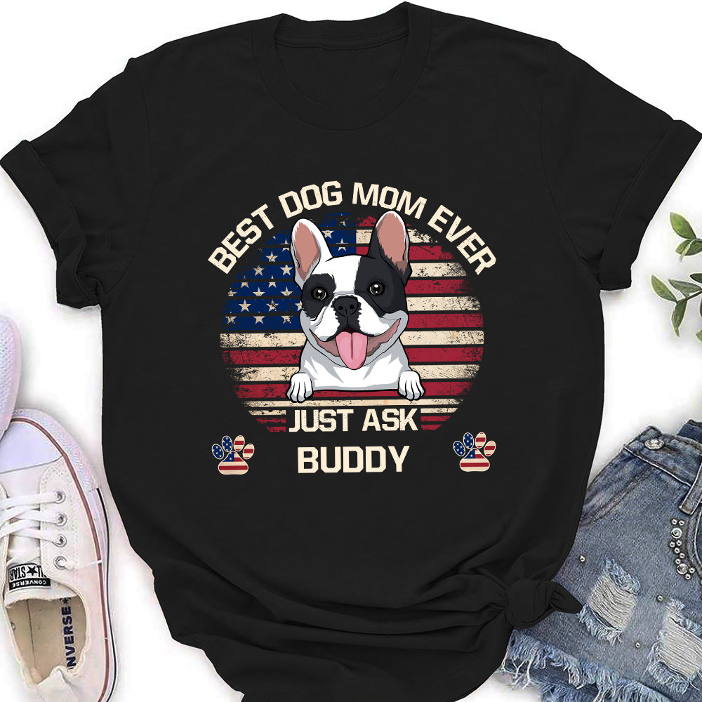 American Best Mom/Dad - Customizable Personalized Women's T - shirt for Pet Lovers