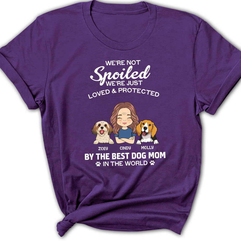 Personalized Women's 'Loved And Protected' Pet - Inspired T - shirt