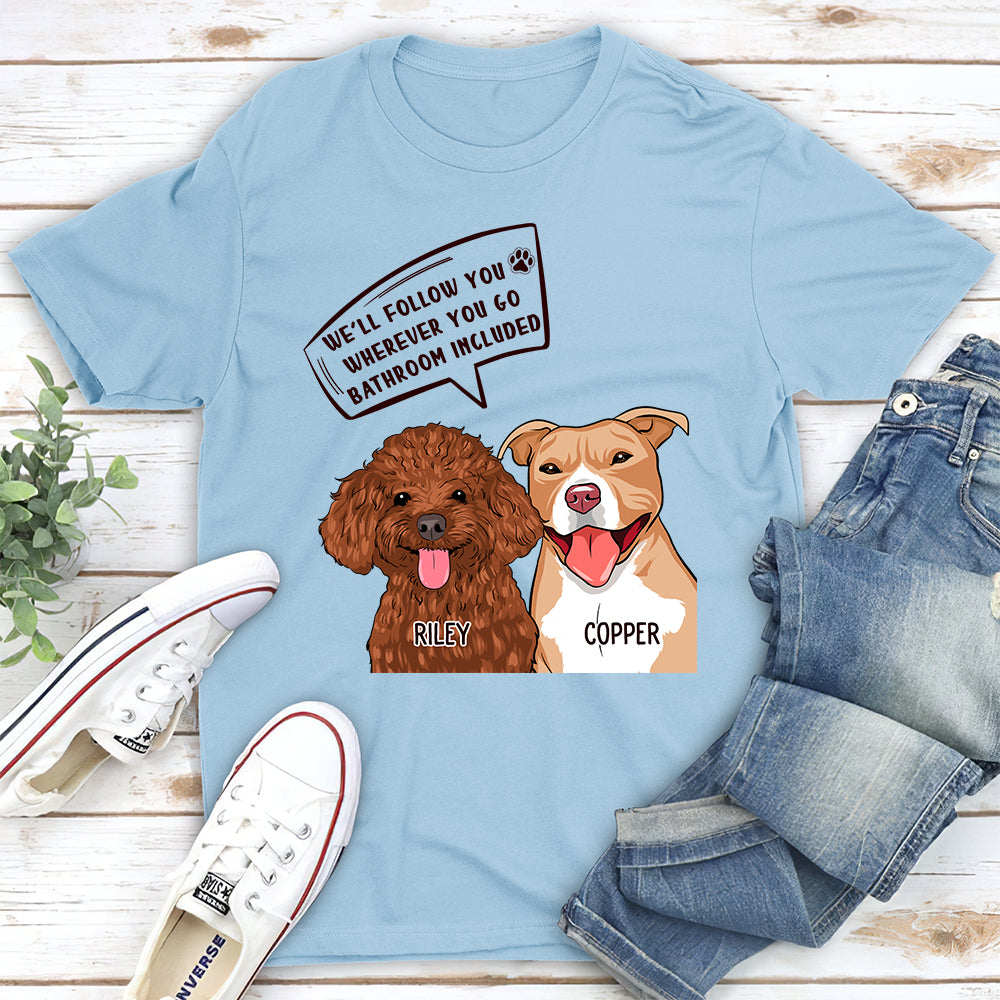 Dog Stalker - Customizable Unisex Personalized Pet Lover T-shirt